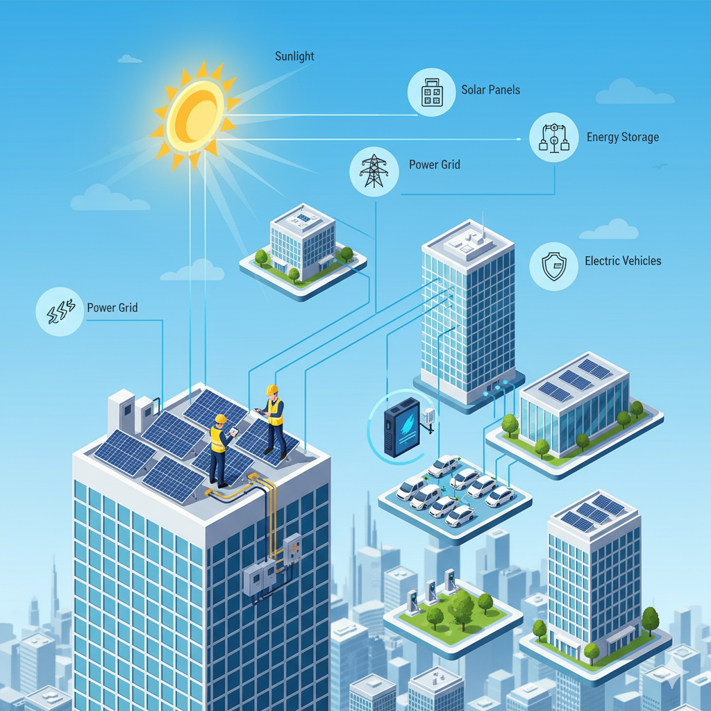 Maison avec toiture solaire